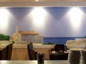 toile 3 M 50 X 110 cm  Restaurant Marseille Mer/Calanques