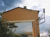 Trompe l'oeil sur Facade d'Immeuble Place de la Mairie  AURIOL (Var)